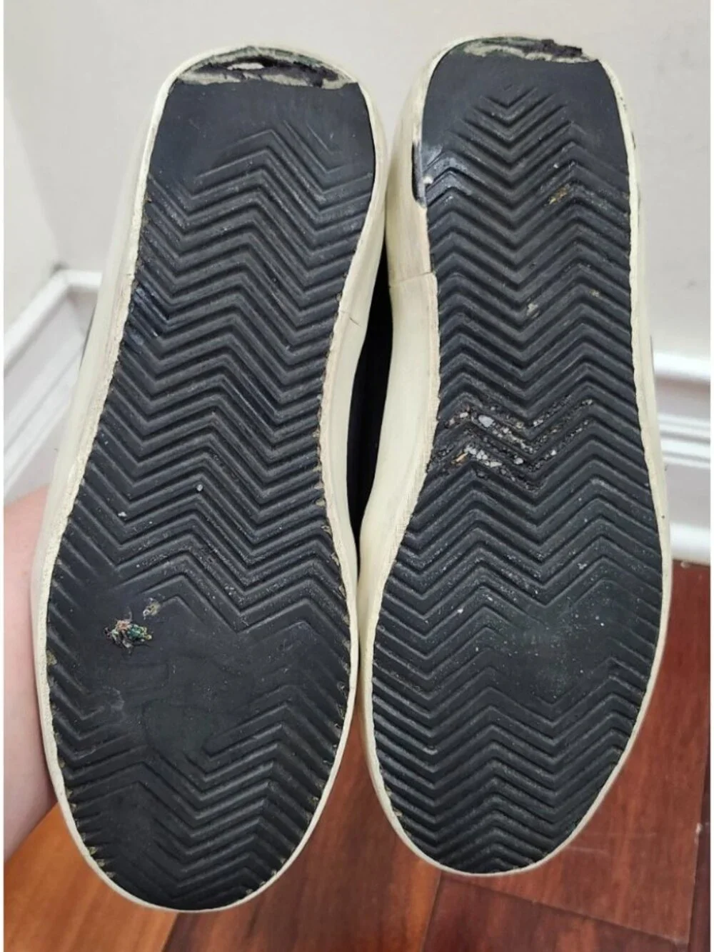 Golden Goose Superstar Black White Leather Sneakers EU 38 US 7.5 GGDB Italy